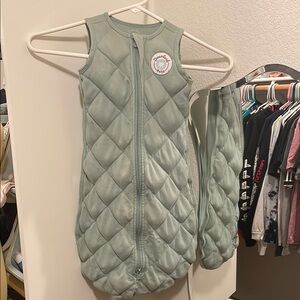 Dreamland Baby Sleep Sack; Sage Green; 0-6 Months